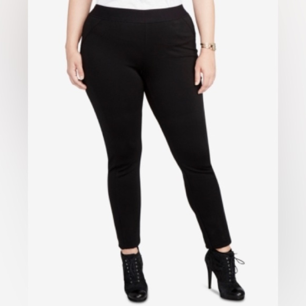 Rachel Rachel Roy Trendy Plus Size Twill Ponte Leggings Pants 2X women